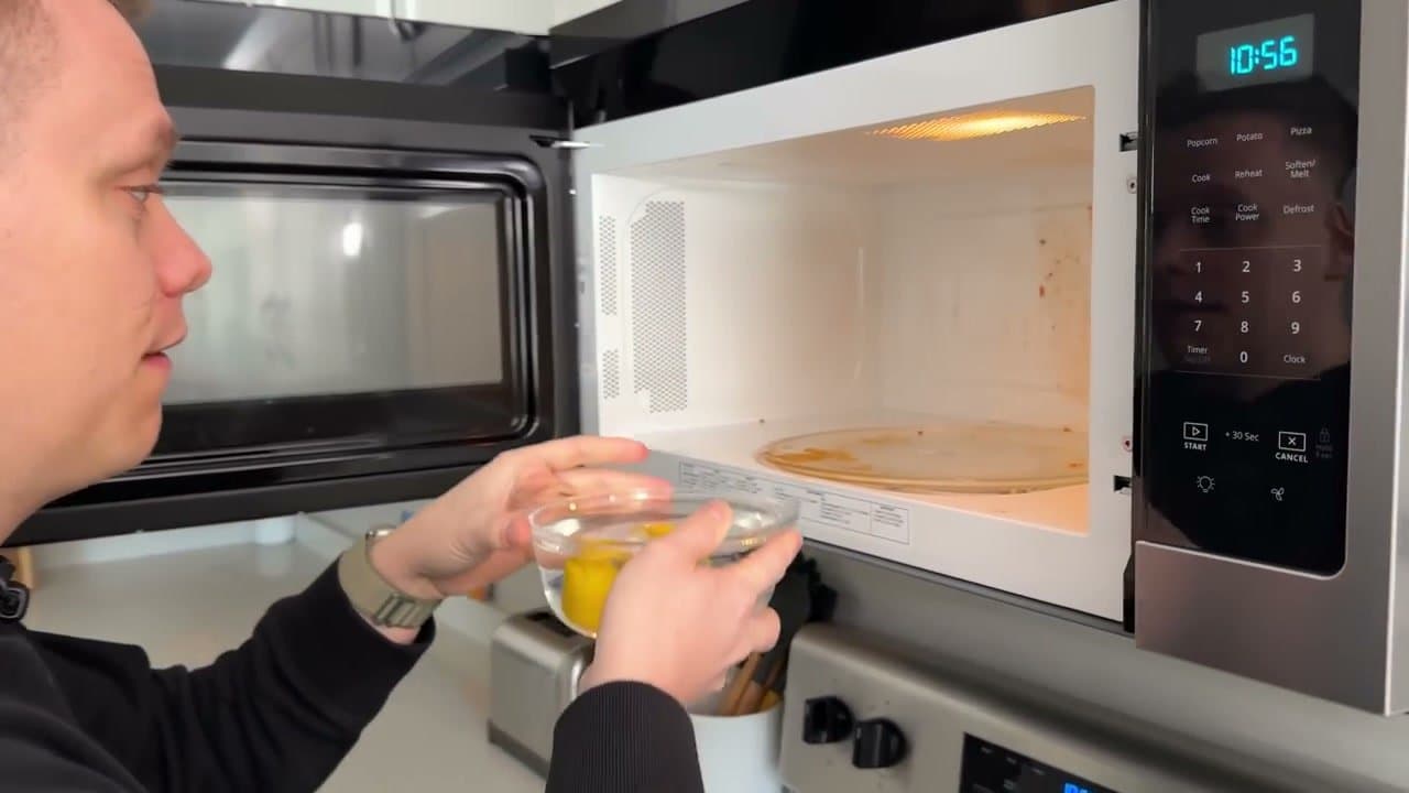 Step 2: Step 2: Run the microwave for five minutes