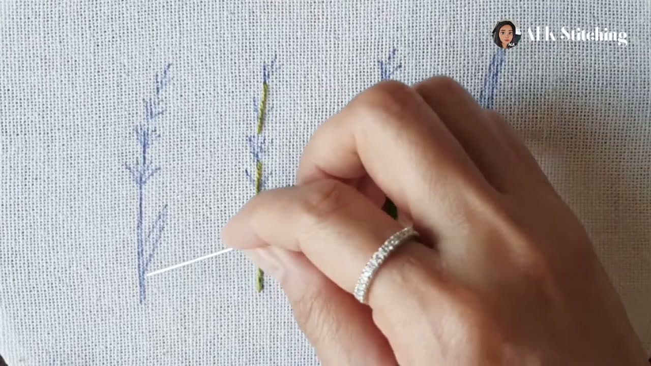 Step 1: Step 1: Transfer the Lavender Pattern
