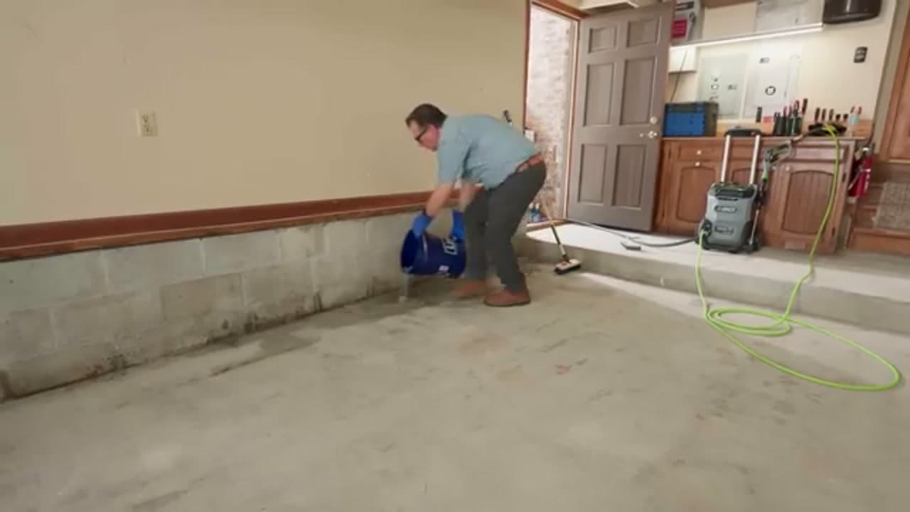 Step 4: Step 4: Degrease the Concrete