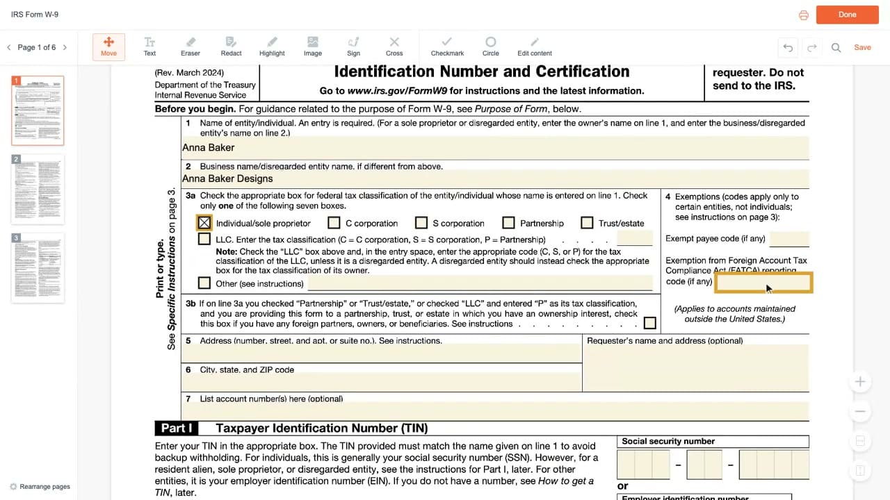 Step 5: Line 4, Exemption Codes - How to Fill Out a W-9, Line by Line
