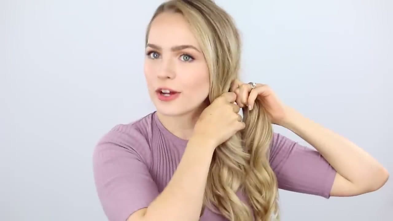 Step 1: Split Your Hair Into Two Sections