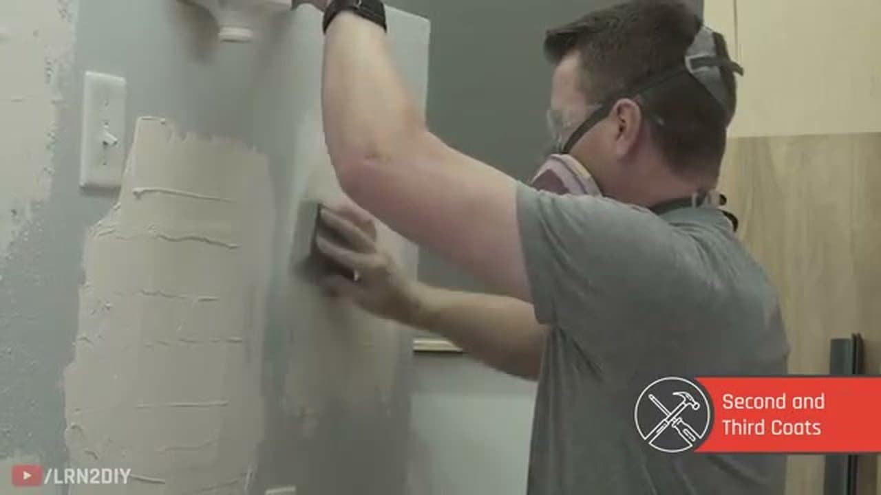 Step 7: Sand and Apply a Skim Coat