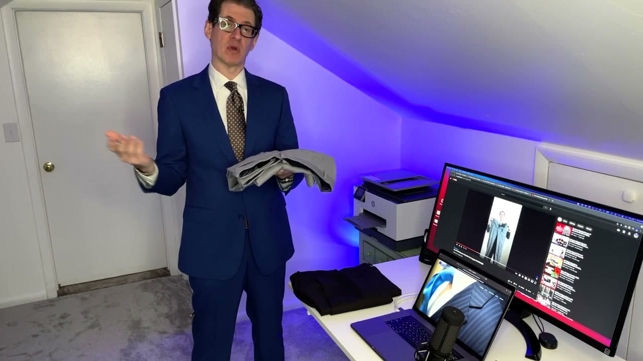 Step 4: Step 4: Lay the pants flat and smooth them down