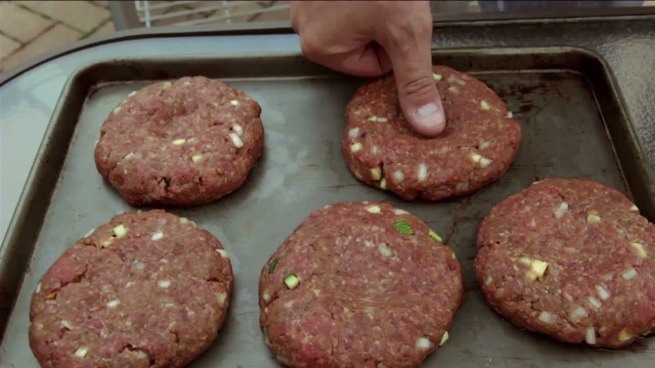 Step 4: Step 4: Form 3/4-inch patties with a thumbprint