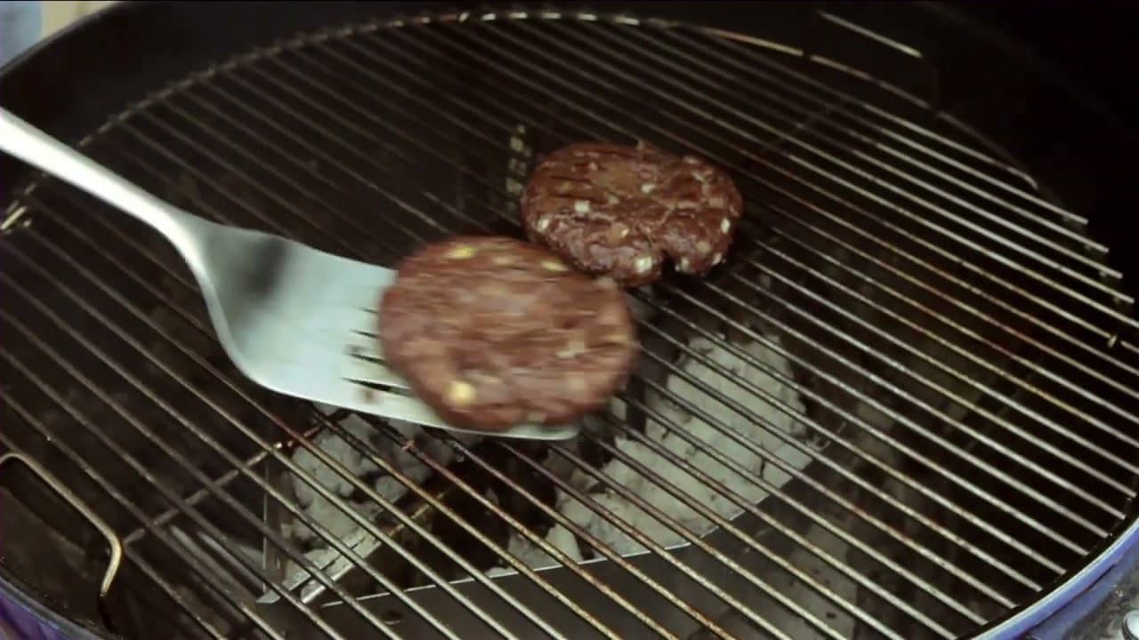 The finished result: How to Grill Burgers