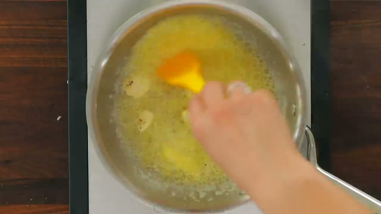Step 3: Melt the Butter with Garlic