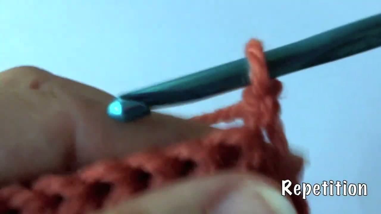 The finished result: How to Half Double Crochet: 7-Step Beginner Tutorial