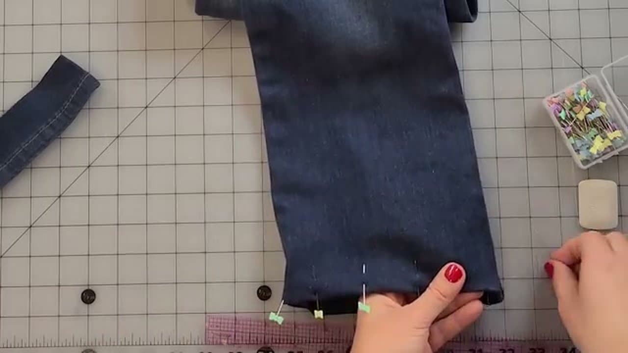 Step 5: Fold and Pin the Second Turn