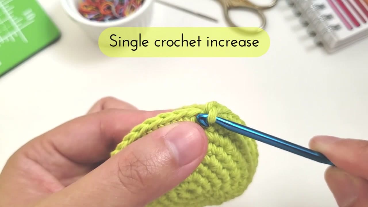 How to Increase in Crochet (Single Crochet Increase for Amigurumi)