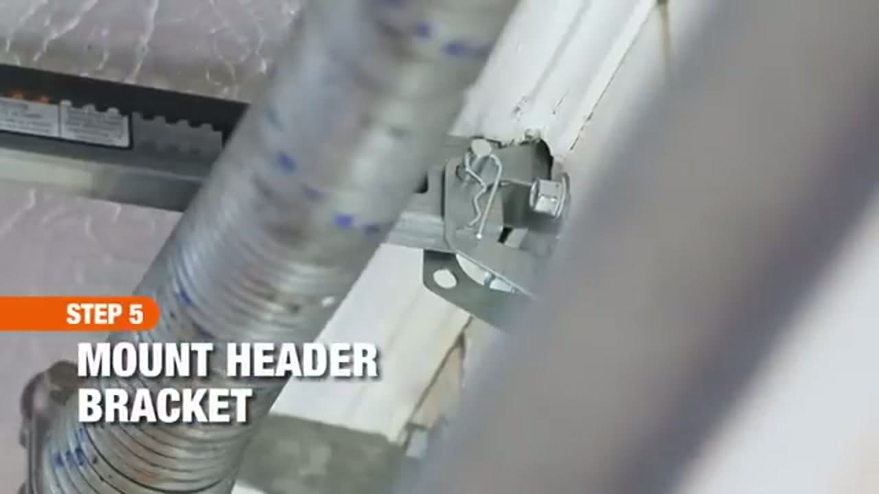 Step 3: Mount the Header Bracket Above the Door