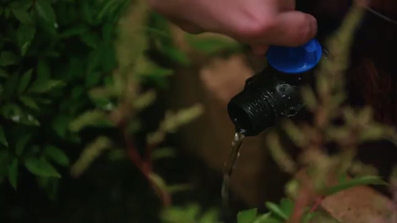 The finished result: How to Install a Rain Barrel