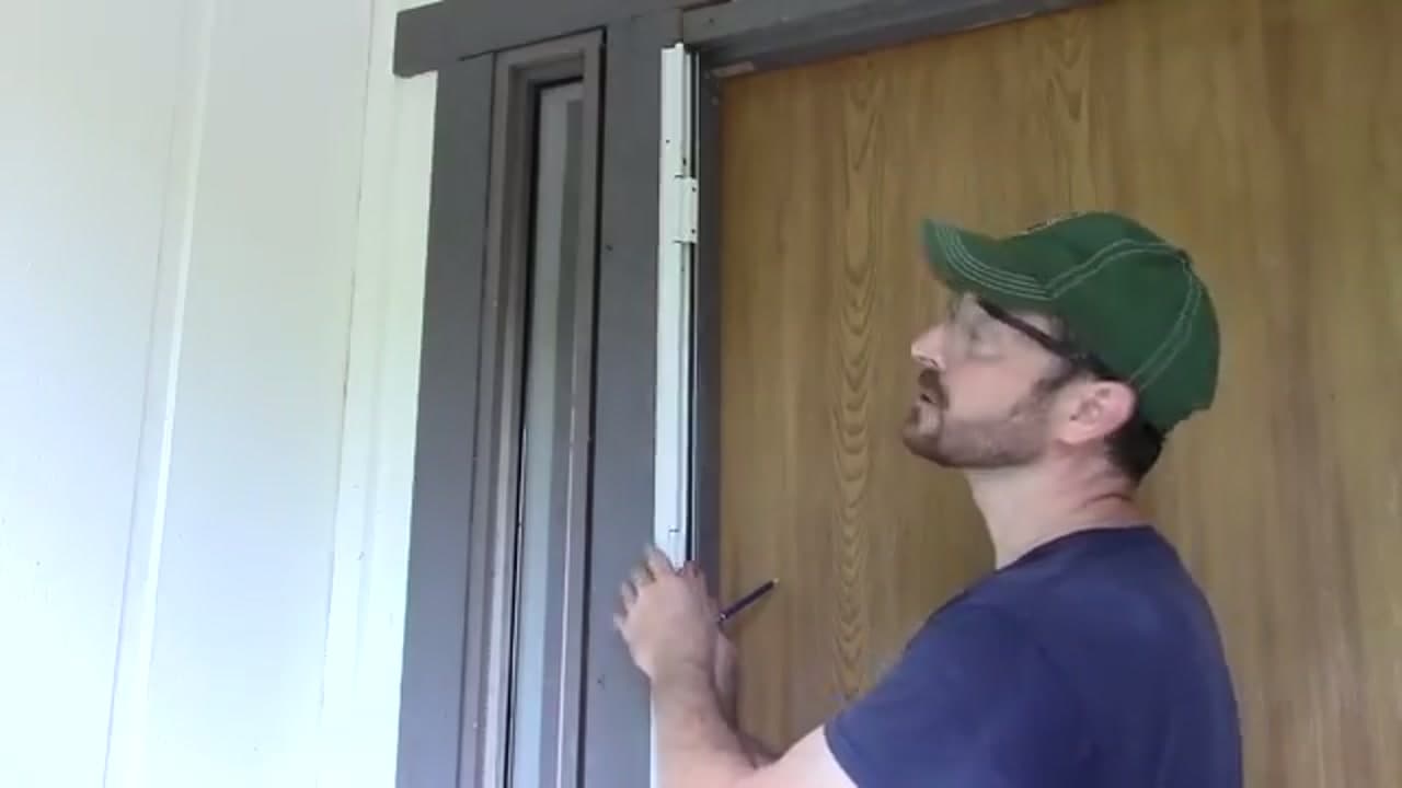 Step 2: Step 2: Fit and Mark the Hinge-Side Rail