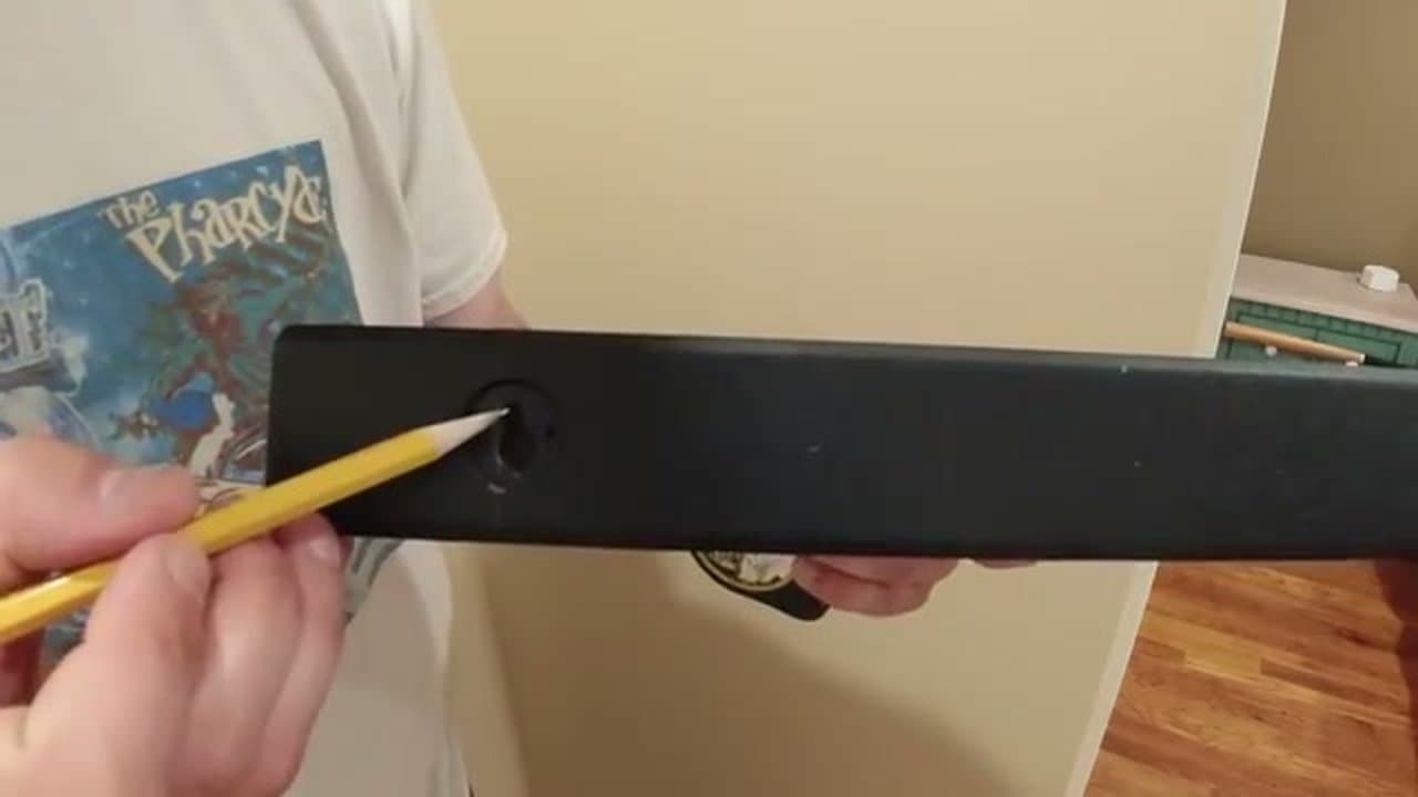 Step 2: Find the Center of the Shelf and Mark the Anchor Points