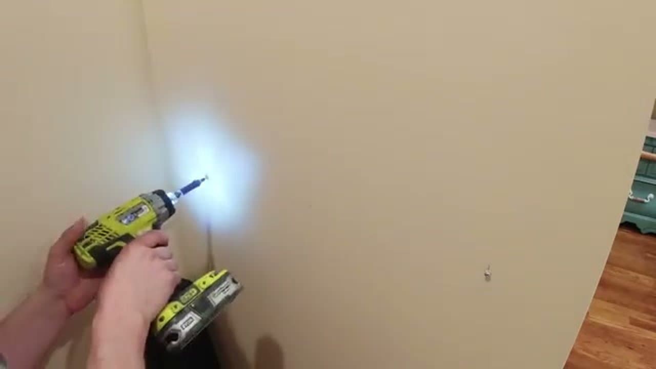 Step 7: Install the Screw-In Wall Anchors