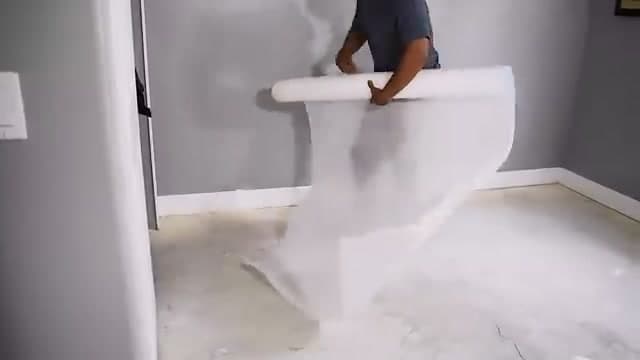 Step 3: Roll Out the Underlayment