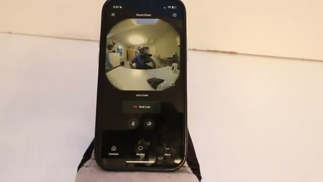 The finished result: How to Install a Ring Video Doorbell