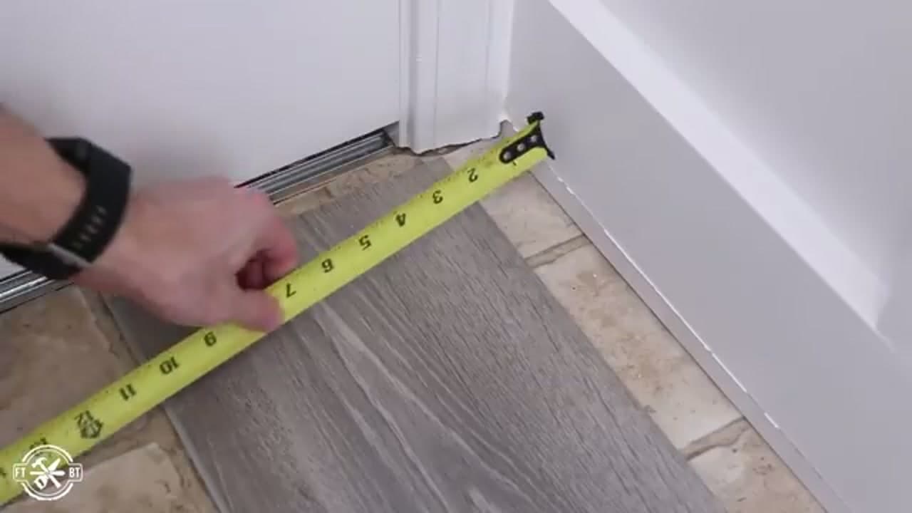 Step 3: Step 3: Undercut the Door Jambs and Set the Transition Channel
