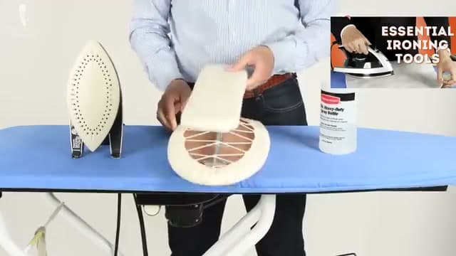 Step 1: Step 1: Prep the iron, board, and water