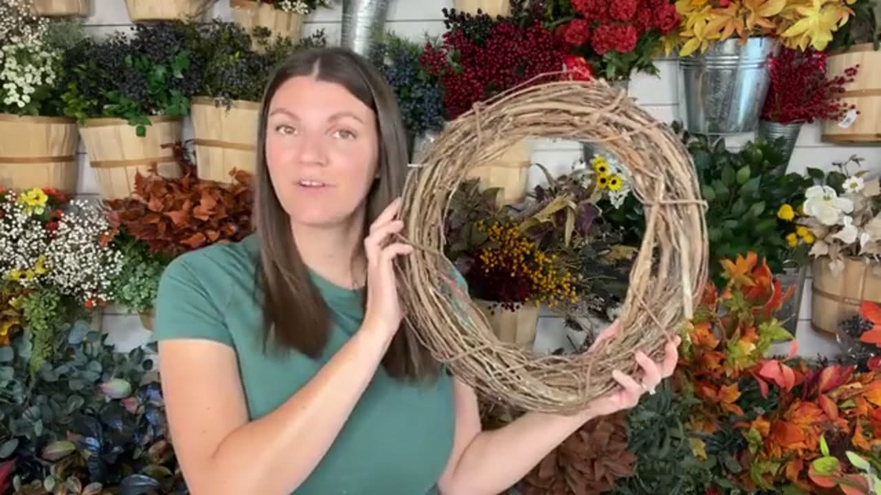 Step 1: Step 1: Gather Your Grapevine and Florals