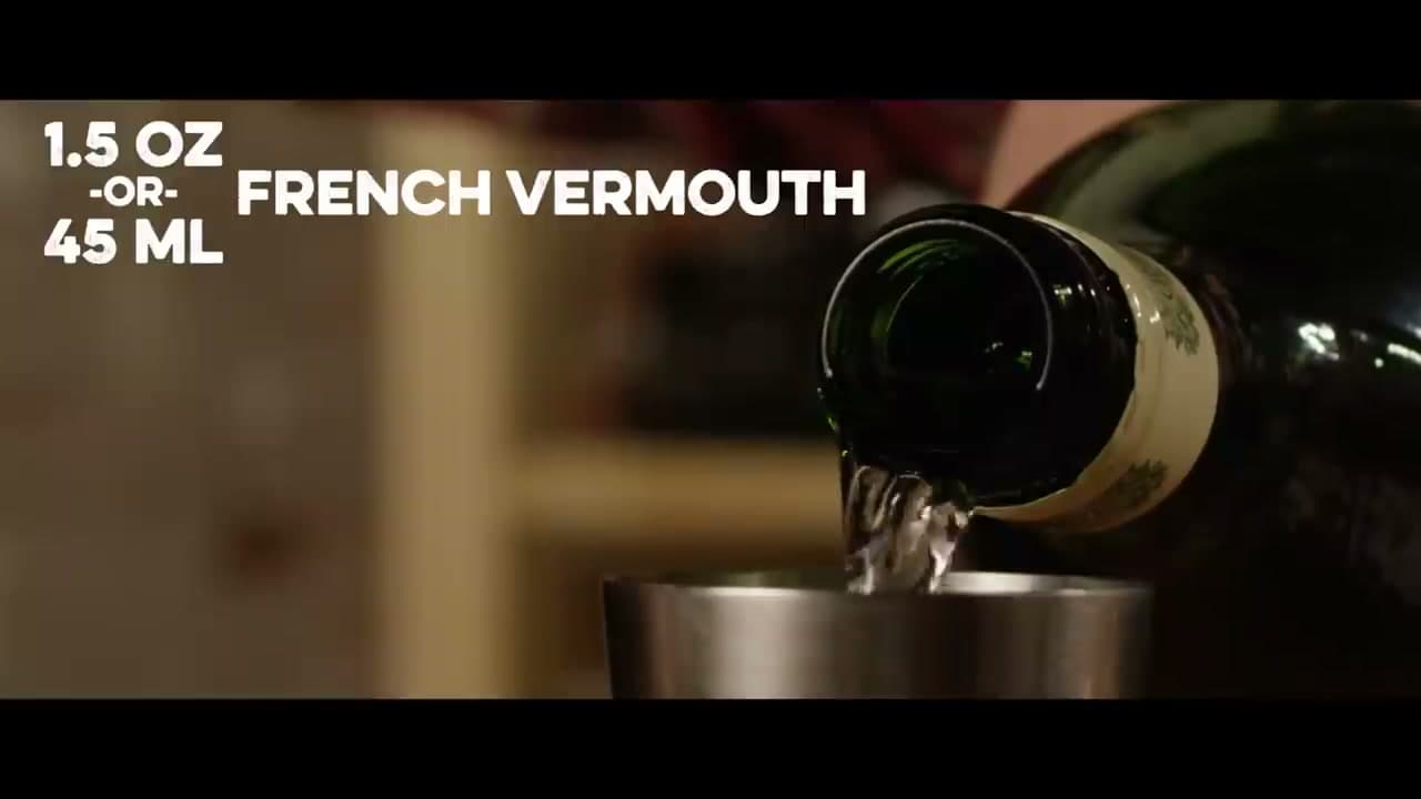 Step 3: Step 3: Add 1.5 oz of French Vermouth