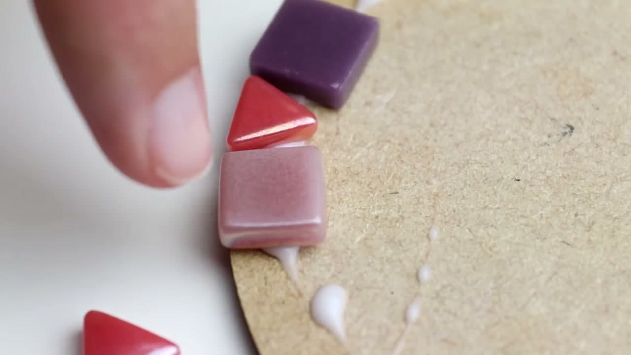 Step 5: Glue the Outer Ring of Tiles