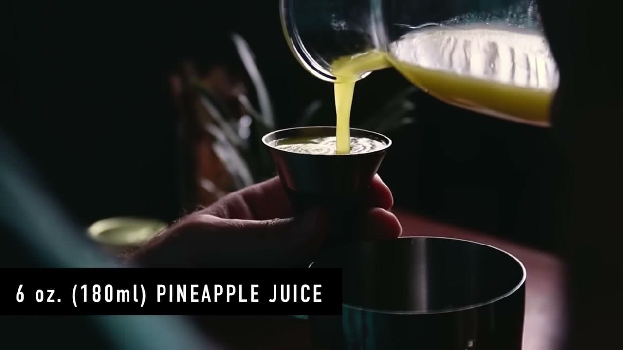 Step 5: Step 5: Pour in 6 oz of Pineapple Juice