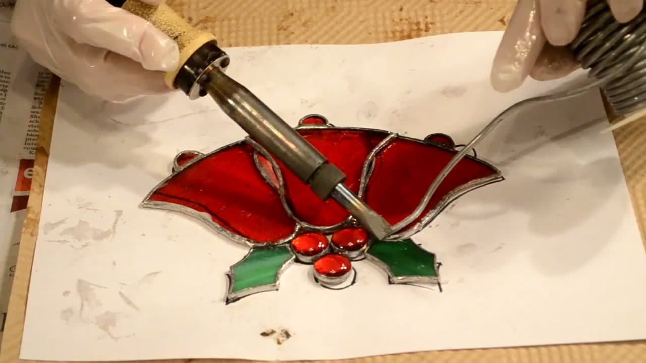 Step 6: Assemble and Solder the Pieces Together - How to Make a Stained Glass Suncatcher