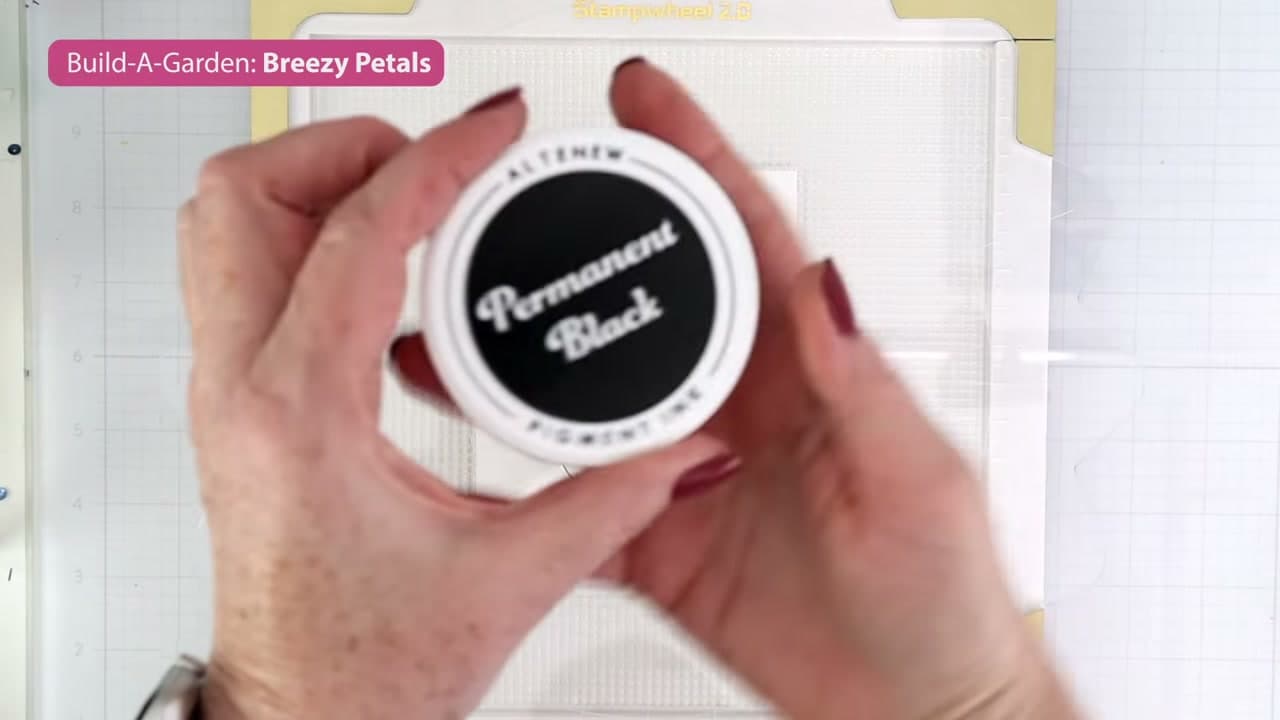Step 1: Step 1: Stamp the Floral Image