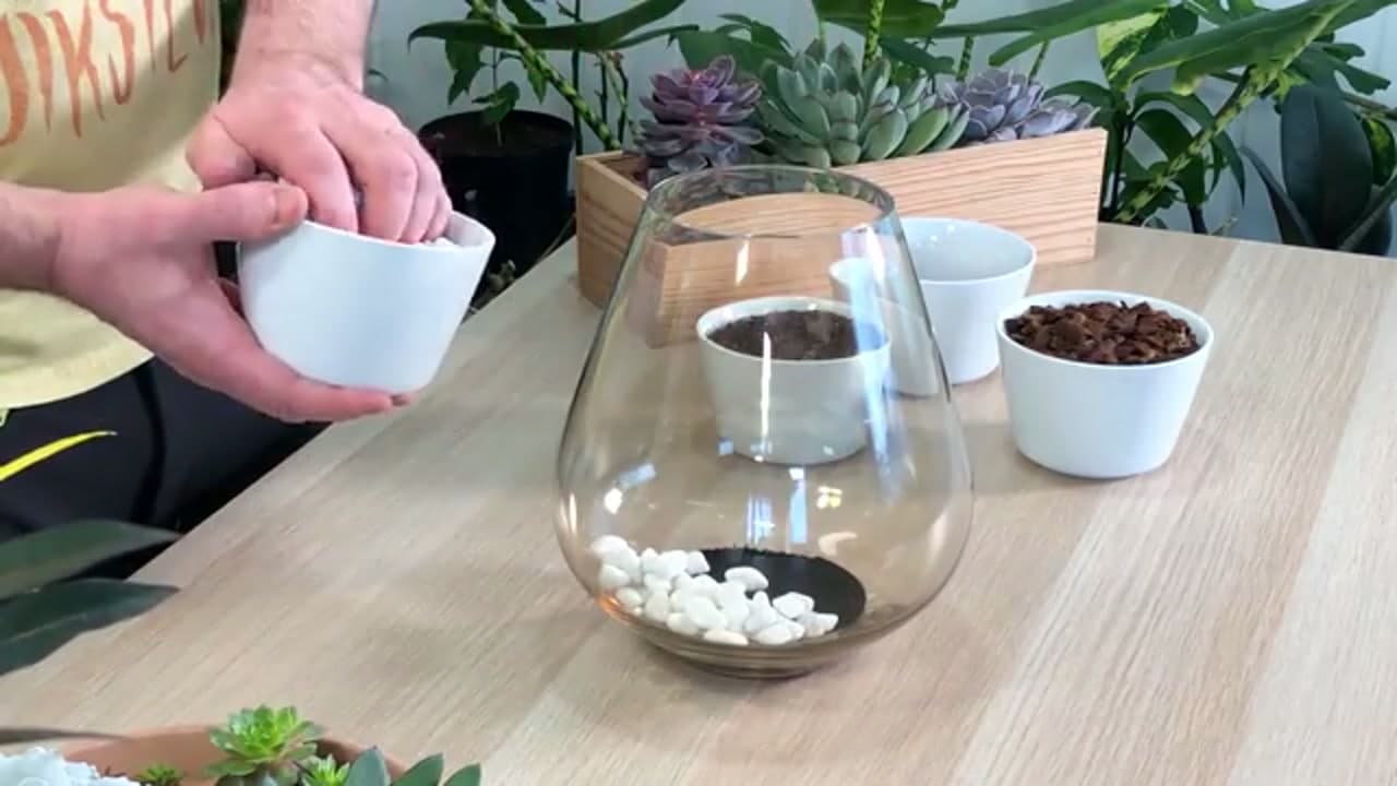 Step 2: Step 2: Pour in a Pebble False Bottom