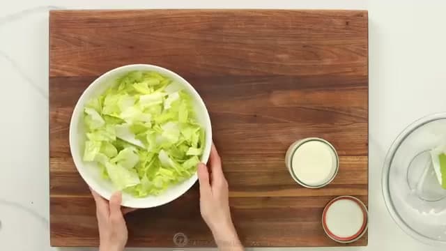 The finished result: How to Make Caesar Dressing