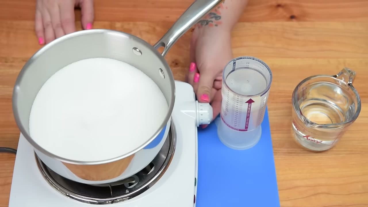 Step 3: Combine the Sugar, Water and Corn Syrup - How to Make Candy Apples