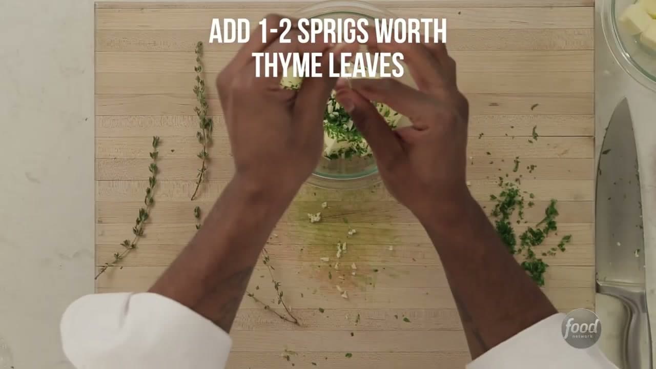 Step 4: Step 4: Strip the Thyme Leaves