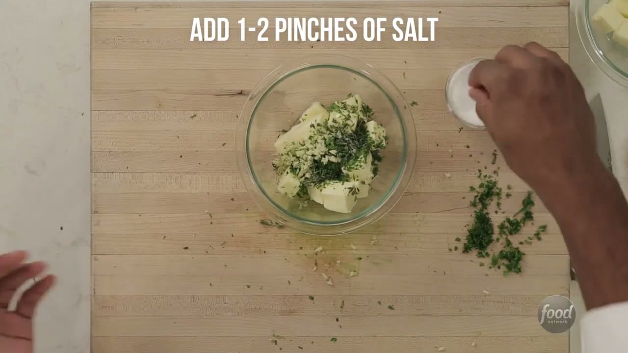 Step 5: Step 5: Add the Herbs and Garlic to Softened Butter