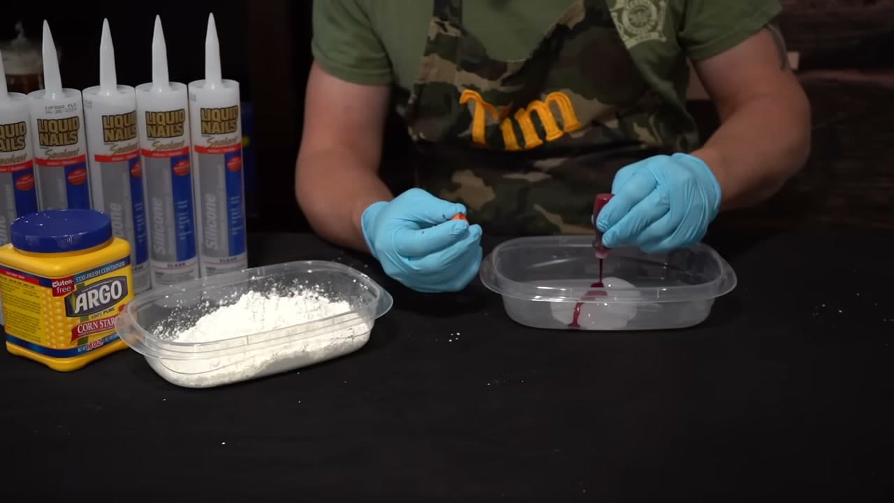 Step 3: Drop In Some Colorant - How to Make Concrete Molds from Household Items