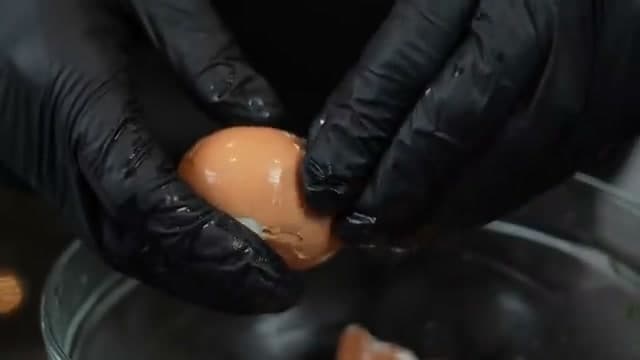Step 6: Step 6: Peel the Eggs, Fold in Vegetables and Pasta