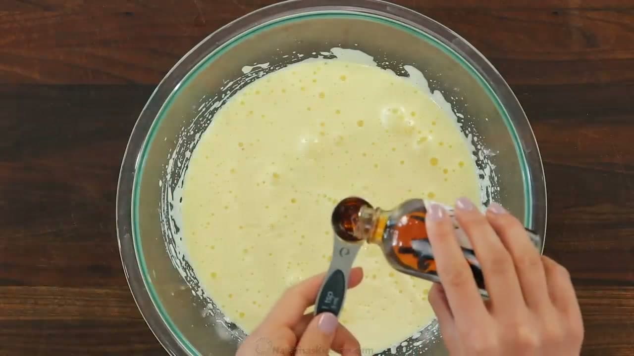 Step 2: Step 2: Add the Oil, Milk, and Vanilla