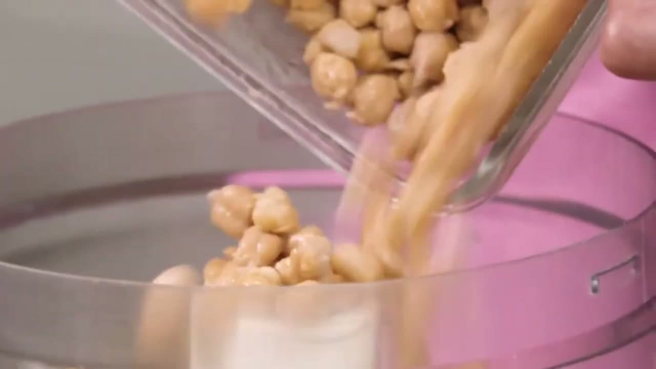Step 2: Step 2: Add Chickpeas and Garlic to the Processor