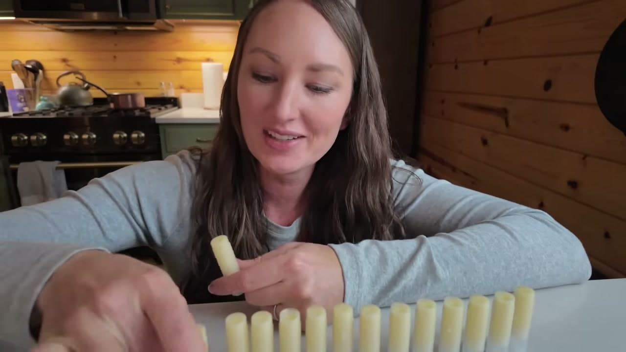 Step 8: Let the Balm Set for Ten Minutes, Then Cap the Tubes - How to Make Lip Balm