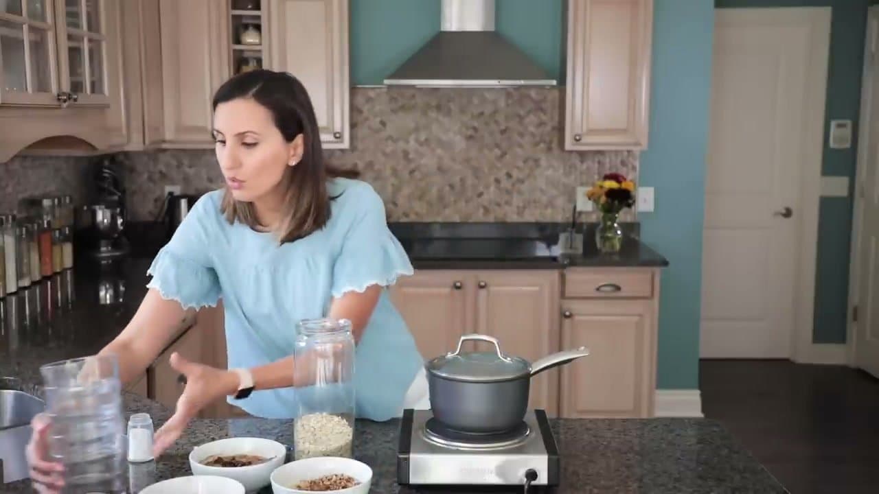 The finished result: How to Make Oatmeal