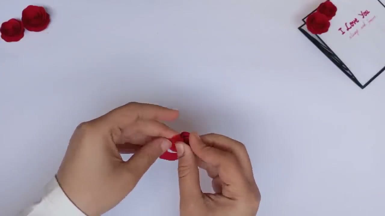 Step 3: Roll the Spiral Into a Rose