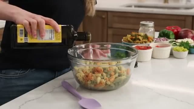 Step 2: Drain, Cool, and Oil the Pasta