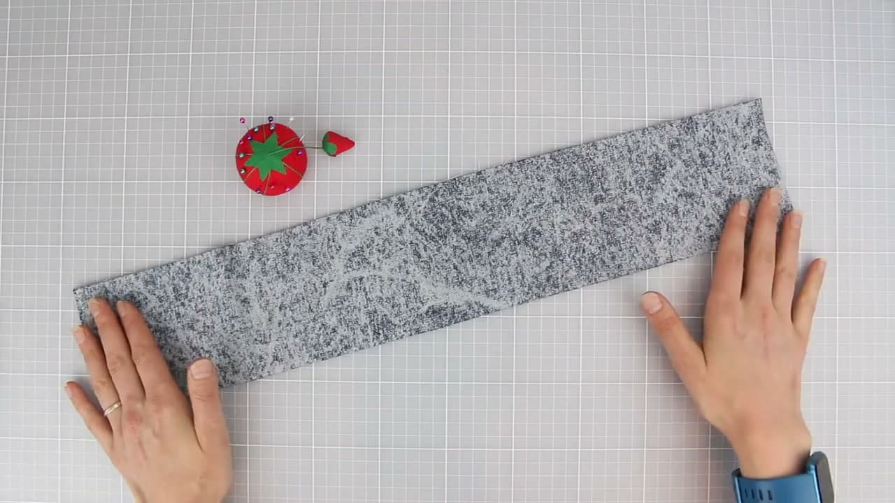 Step 1: Cut a 22 by 4 Inch Strip of Fabric - How to Sew a Scrunchie