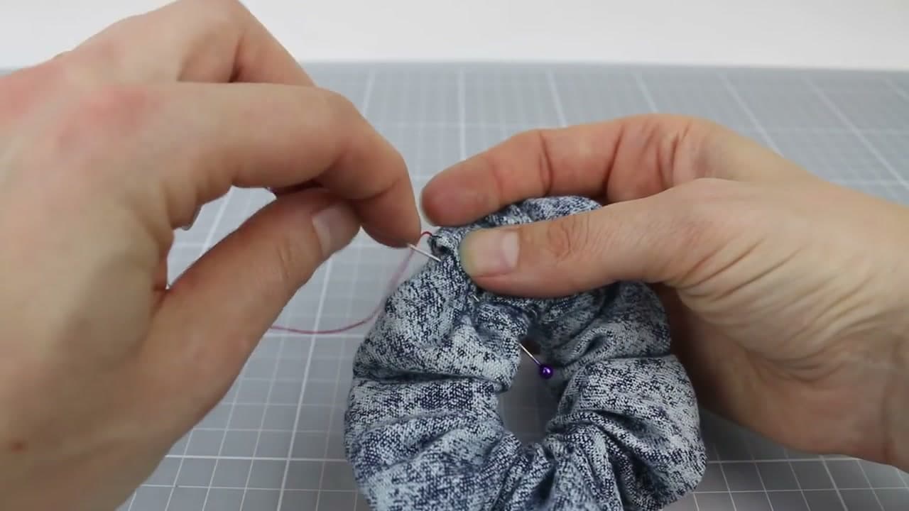 The finished result: How to Sew a Scrunchie