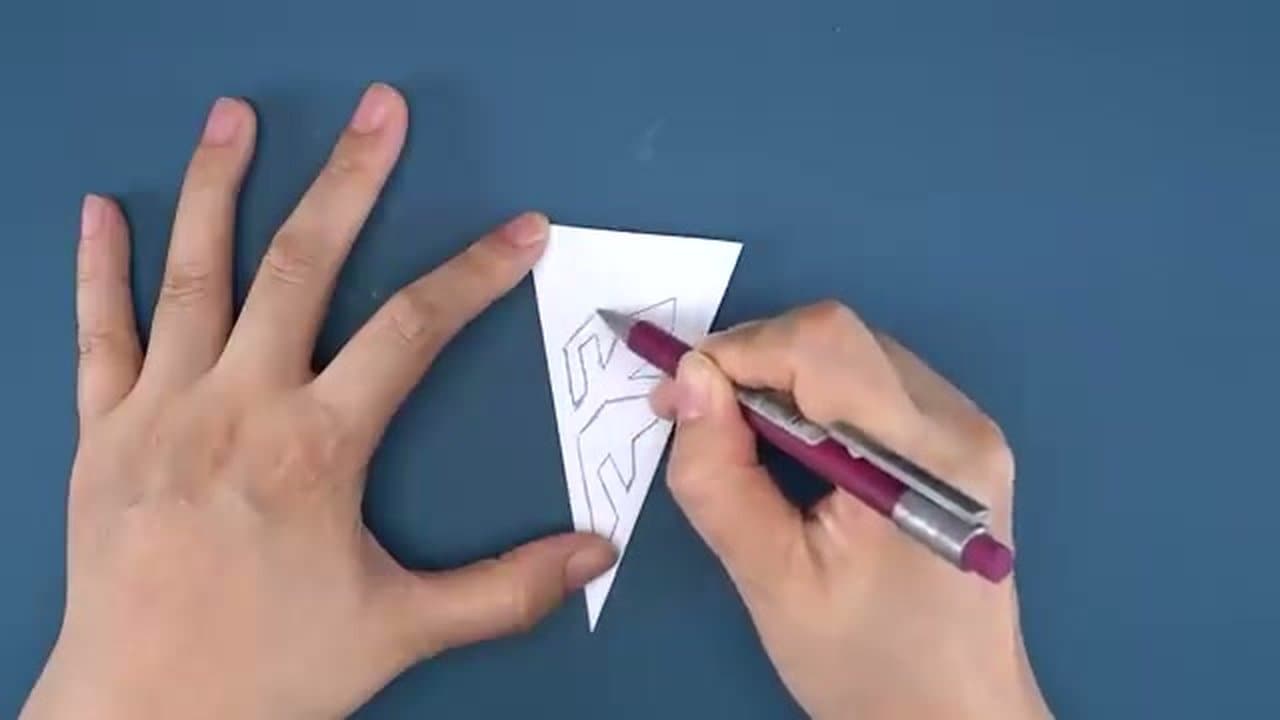Step 6: Sketch the Snowflake Design