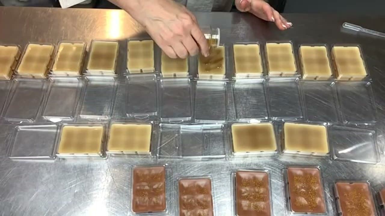 Step 5: Add Sprinkles or Pearls Once a Skin Forms