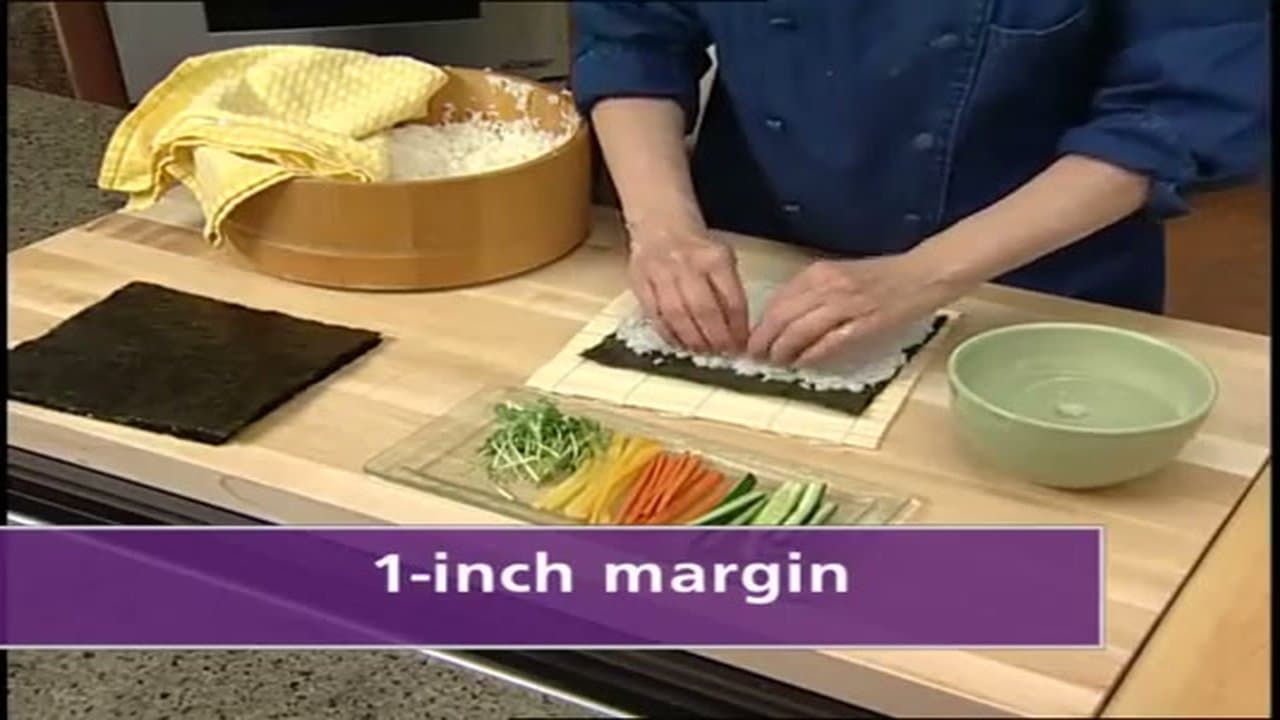 Step 2: Spread Rice on the Nori