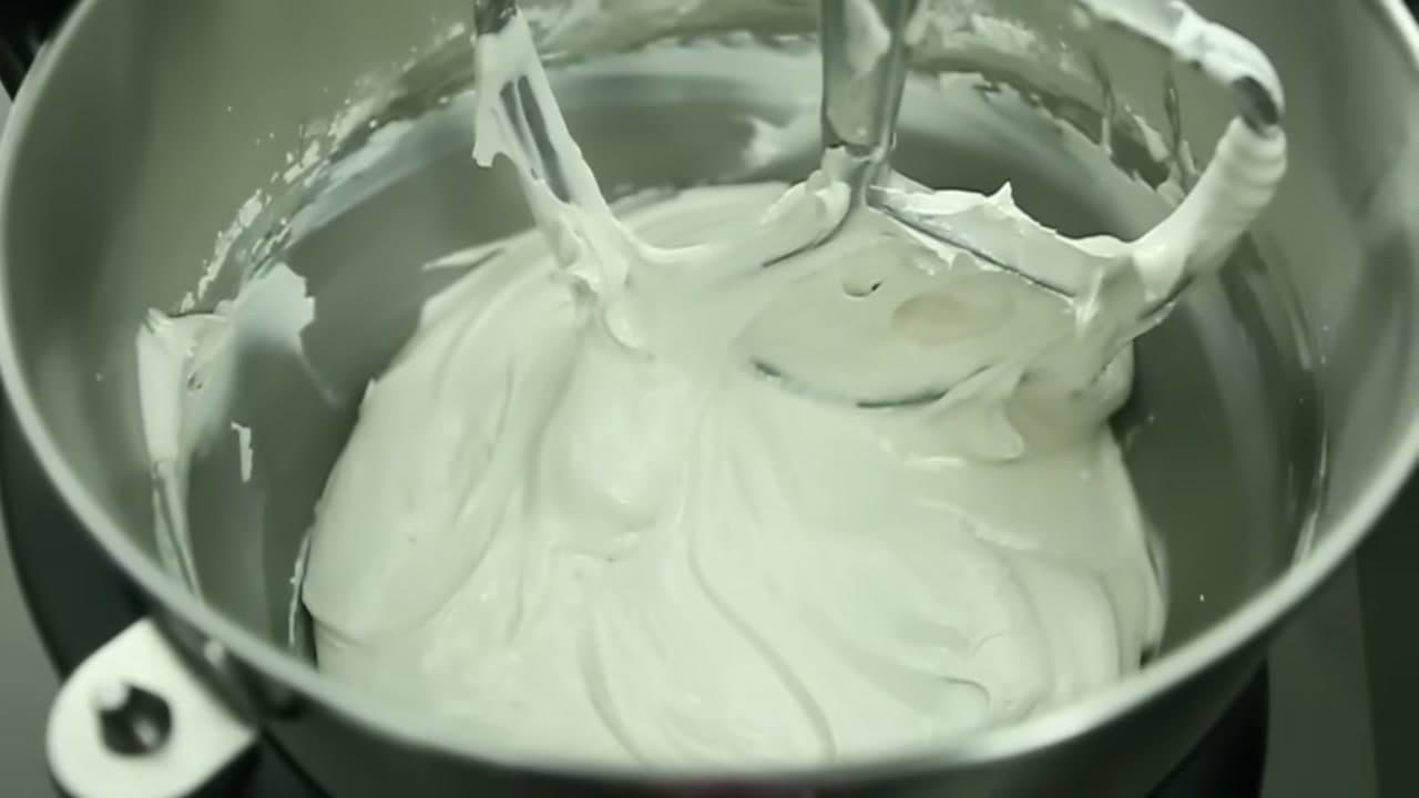 Step 5: Mix One Minute on Medium - How to Make Royal Icing