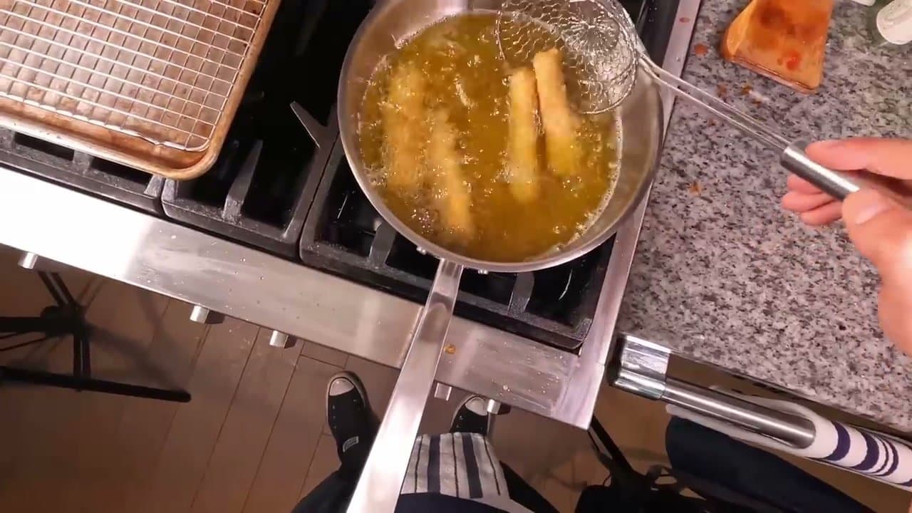 Step 5: Step 5: Freeze for 30 minutes then fry at 350 degrees