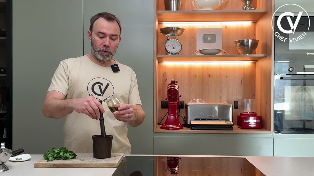 Step 6: Step 6: Stream in the Olive Oil