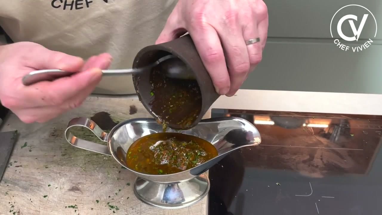 The finished result: How to Make Chimichurri Sauce (Authentic Argentinian Recipe)